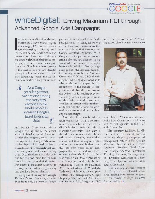 WhiteLakeCIOReview Article